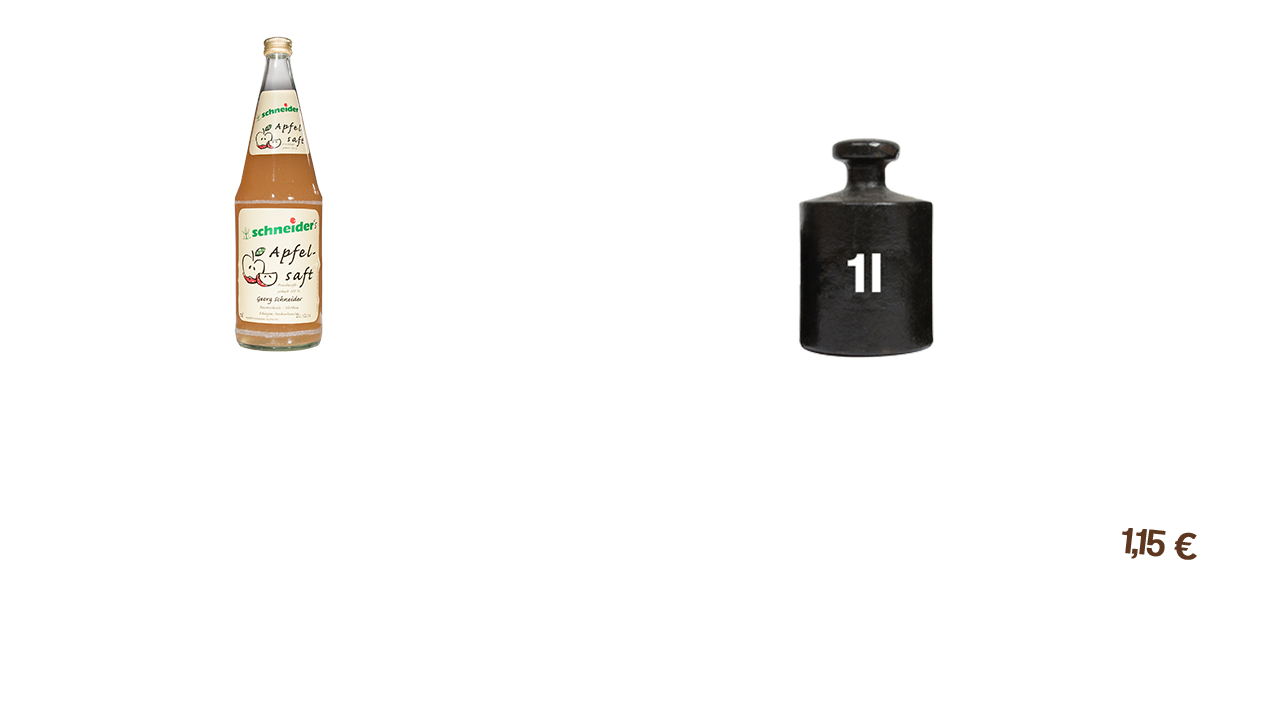 Apfelsaft naturtrüb
