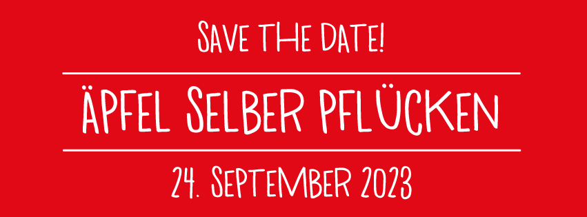 Äpfel selber pflücken Event in Edingen am 24. September 2023 - Obstbau DER APFEL SCHNEIDER